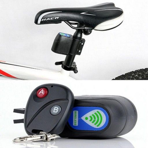 Anti-Theft Bike Lock Cycling Security Lock Wireless Remote Control Vibration