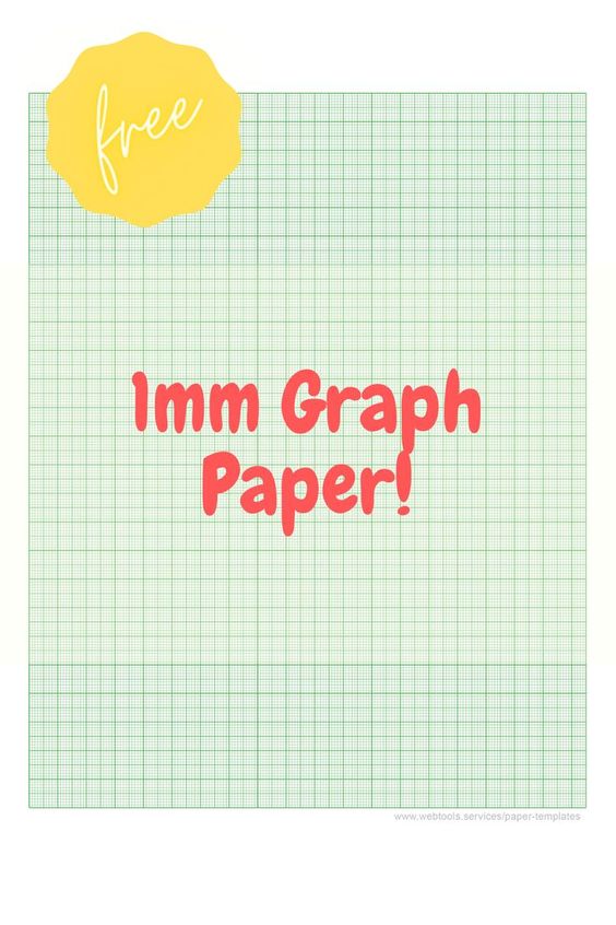 free printable 1mm graph paper in pdf