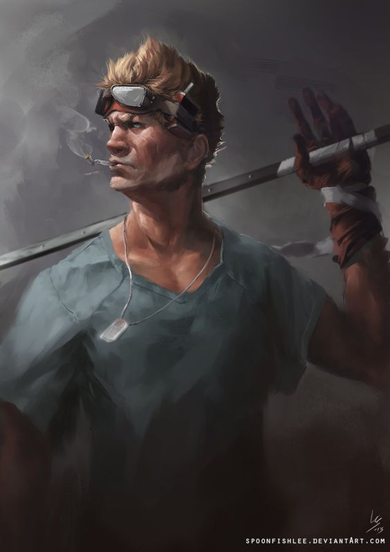 Cid Highwind by ~SpoonfishLee on deviantART