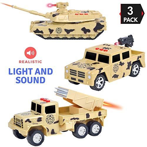 Liberty Imports 3 In 1 True Hero Vehicles Kids Toy Cars Playset