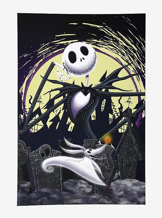The Nightmare Before Christmas Jack Zero Graveyard Canvas Nightmare Before Christmas Quotes Nightmare Before Christmas Christmas Coloring Books The Nightmare Before Christmas Jack Zero Graveyard Canvas Nightmare Before Christmas Quotes Nightmare Before Christmas Christmas Coloring Books