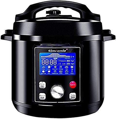 Simfonio Electric Pressure Cooker 6Qt Stainless Steel Hot Pot with Pressure Cooker Cookbook Simpot 10-in-1 Steamer Pot Rice Cooker Slow Cooker Egg Cooker Multi Cooker Simfonio Electric Pressure Cooker 6Qt Stainless Steel Hot Pot with Pressure Cooker Cookbook Simpot 10-in-1 Steamer Pot Rice Cooker Slow Cooker Egg Cooker Multi Cooker