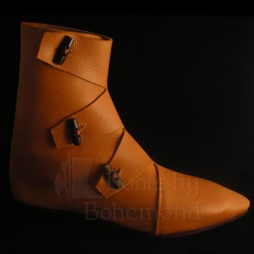 Viking Shoes Reenactment UK Jorvik Costume Shoes SCA Toggle boots Renaissance
