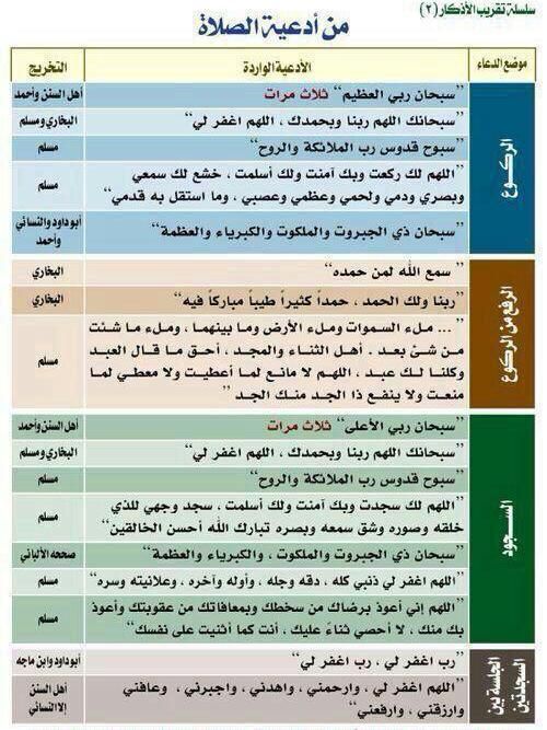 بمناسبة طول الركوع والسجود في هذه الأيام الفاضلة وحاجة البعض إلى معرفة ما يقال فيها ، تقبل الله منا ومنكم من الأعمال الصالحة صفحة مدونة الإسلام التهدئة.