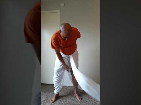 How to wear Haryanvi Dhoti - YouTube