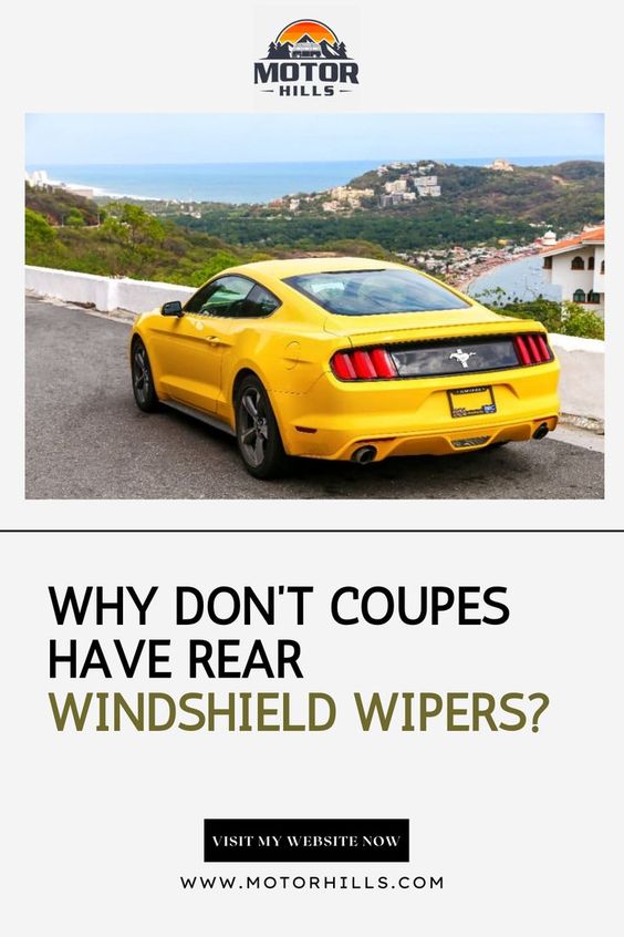Rear wipers are a standard feature you’ll find on vans, SUVs, and numerous car models. However, if you’re familiar with the design and build of a coupe, you’ll notice that these classic cars never sport rear wipers. The question is, why doesn’t this particular type of car boast a part that is deemed crucial to others?