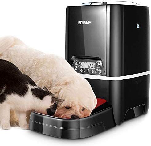 Romeker Automatic Cat Feeder 4l Smart Pet Feeder Auto Dog Cat Food Dispenser Timed Cat Feeder Large Dog Food Automatic Cat Feeder Pet Feeder Pet Food Dispenser