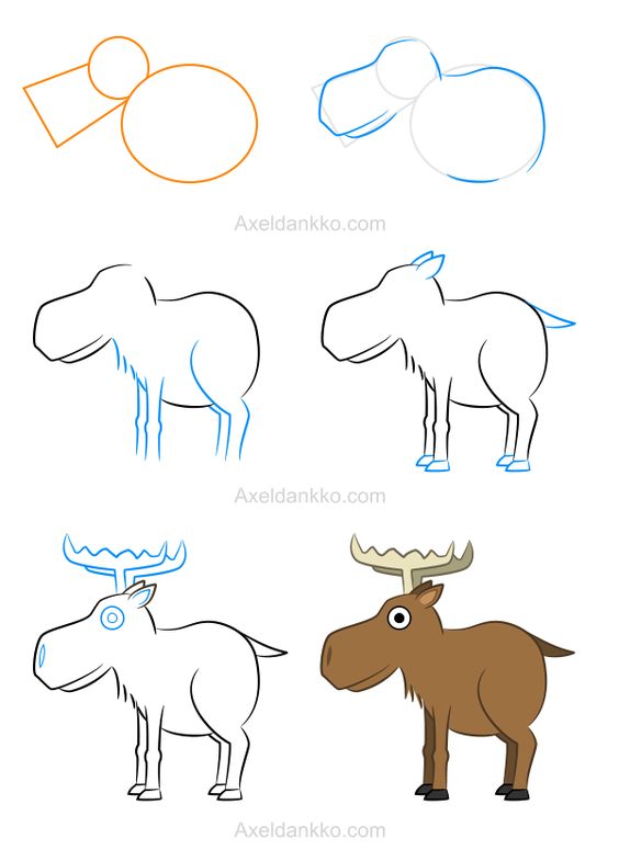 moose painting lena m paintings lena m pinterest paintings