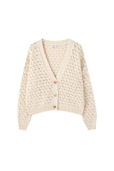 Kontrast Dugmeli Beli Fitilli Uzun Kollu Rustik Ajurlu Orgu Hirka Knit Jacket Fashion Jackets Kontrast Dugmeli Beli Fitilli Uzun Kollu Rustik Ajurlu Orgu Hirka Knit Jacket Fashion Jackets