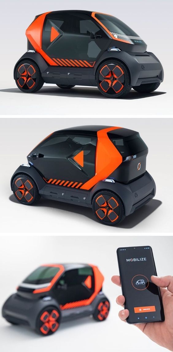 Renault EZ-1 Prototype is a recyclable two-seater EV tailored for shared urban mobility | Yanko Desi