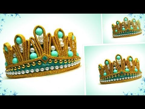 Как сделать корону своими руками мастер класс | Корона, Диадема, Мастер-класс Корона для принцессы своими руками (простые и интересные способы)