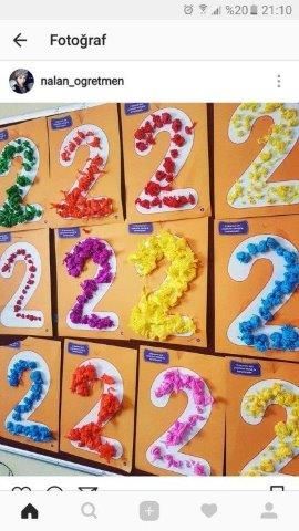 25 Manualidades para ensinar os numerais - Aluno On