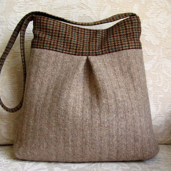 Purse from old sweater