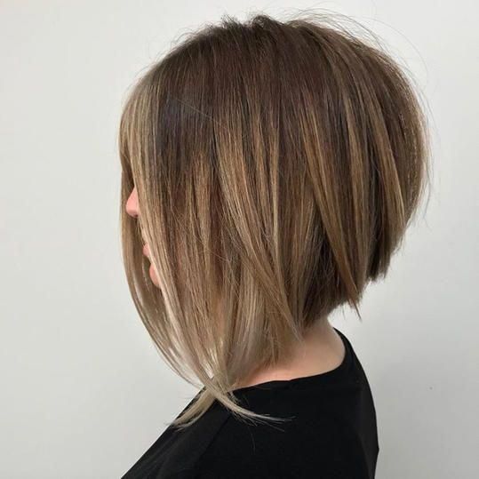 short asymmetrical bob