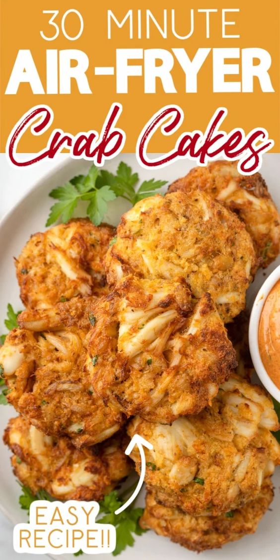 Air Fryer Crab Cakes (Maryland-Style) - Striped Spatula