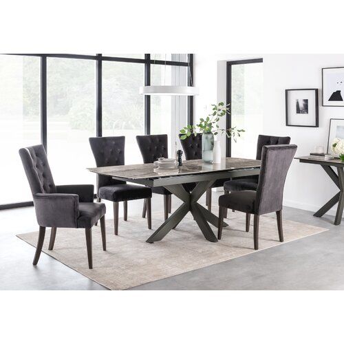 Ivy Bronx Ausziehbarer Esstisch Alvara Extendable Dining Table Ceramic Dining Table Dining Table