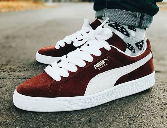 خطوة قدم puma-suede-burgundy-gold-sneakophilo | Chaussure homme mode ... خطوة قدم خطوة قدم puma-suede-burgundy-gold-sneakophilo | Chaussure homme mode ... خطوة قدم
