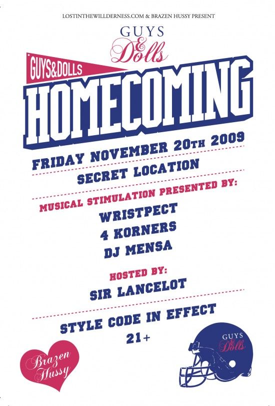homecoming flyer template