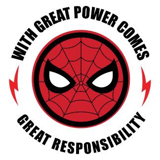 Spider-Man "With Great Power" Icon Badge
