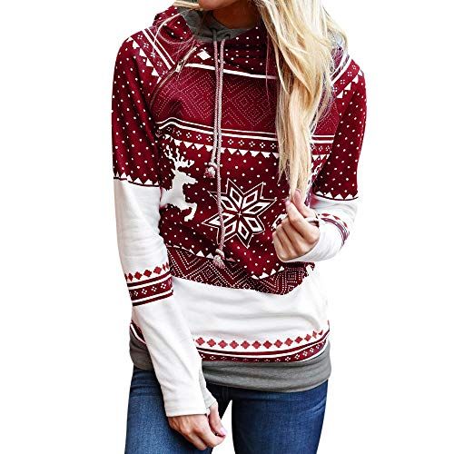 YOcheerful Christmas Women Pullover Long Sleeve Sweatshirt YOcheerful Christmas Women Pullover Long Sleeve Sweatshirt