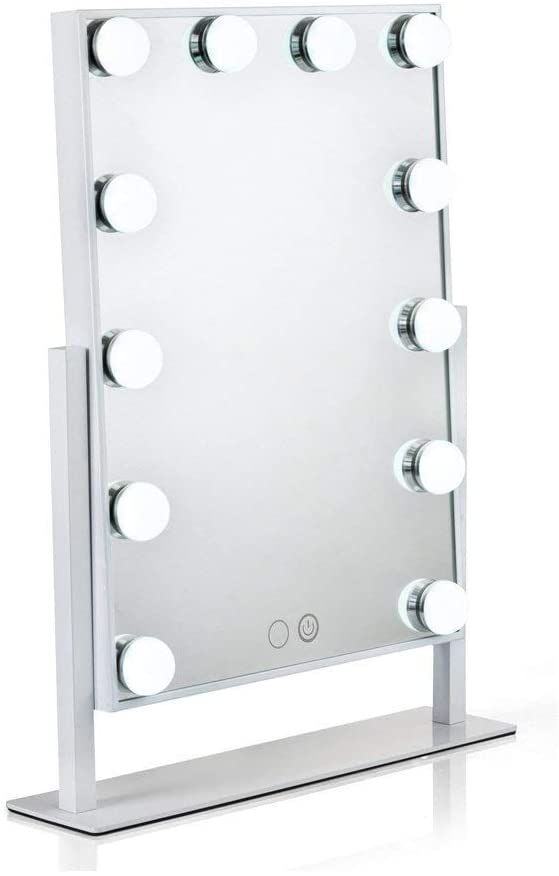 Com Waneway Lighted Vanity Mirror With 12 X 3w Dimmable Led Bulbs And T Hollywood Lights Waneway Lighted Vanity Mirror, Best Lighted Makeup Mirror Plug In