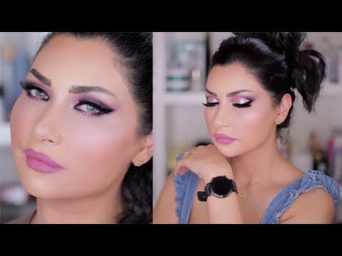 مكياج وردي ميك اب وردي 2016 Makeup Pink Feather Eyelashes Makeup Tips Smokey Eye Makeup