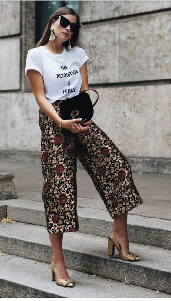 How to dress up a graphic tee