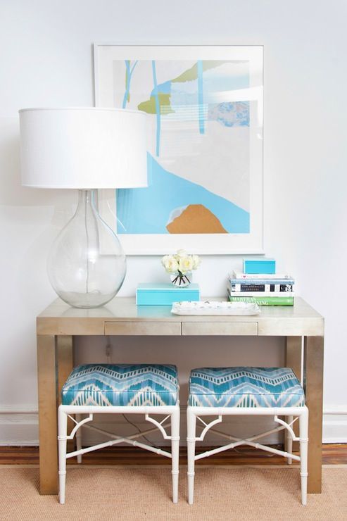Midcentury Painted Desk By J B Van Sciver Co