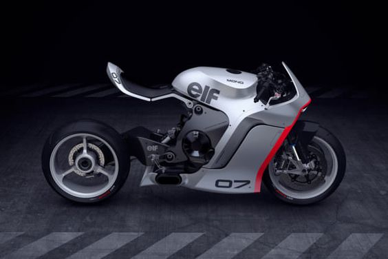 Huge Moto\'s retro-futuristic Honda CBR1000RR-based concept.