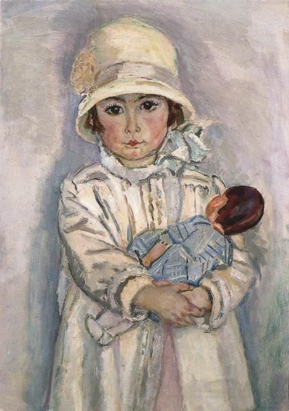 Little girl and her doll by Jan Sluyters about 1928