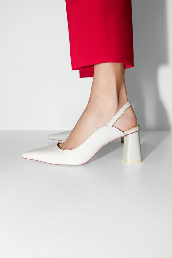 ТУФЛИ НА ШИРОКОМ КАБЛУКЕ - ОБУВЬ-ЖЕНЩИНЫ-SHOES & BAGS | ZARA Российская Федерация