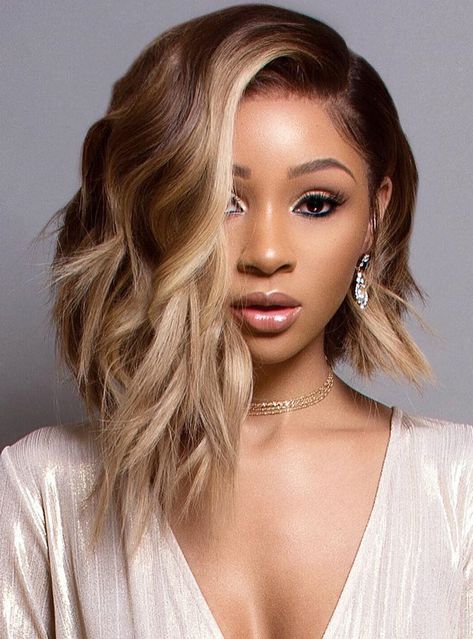 short asymmetrical bob