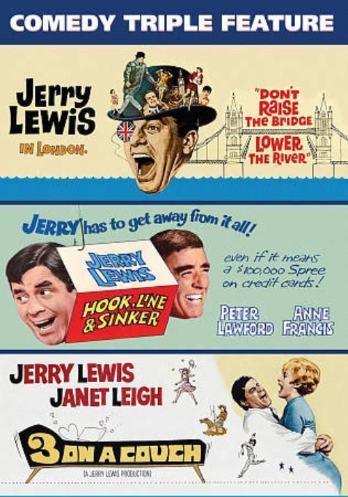 Hook Line /& Sinker Jerry Lewis vintage movie poster