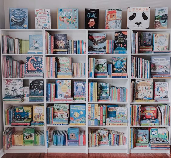 Our Home Library – See Inside our Favorite Books! – At Home With Natalie
