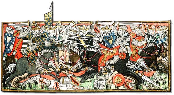 Bataille de Vouillé victoire du roi franc Clovis sur les Wisigoths d’Alaric II au printemps 507