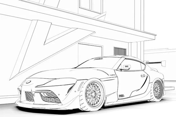 Free Car Coloring Pages