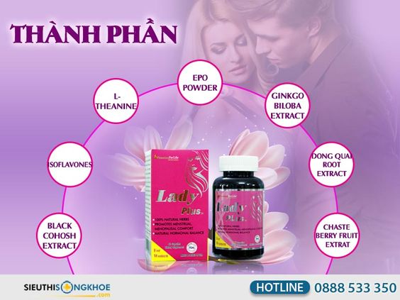 Lady Plus {520.000đ}- Viên Uống Tăng Cường Sinh Lý Nữ