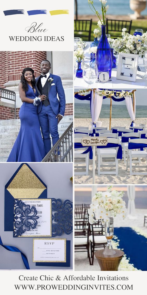 Adorable Shades of Blue Wedding Color Ideas for 2021