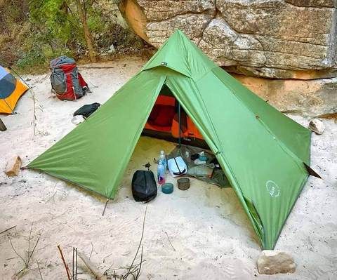 Minipeak Pyramid Tent (2P) for small 2 person backpacking tent