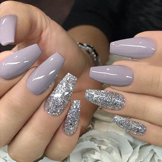 Nails; Natural Nails; Solid Color Nails; Acrylic Nails; Cute