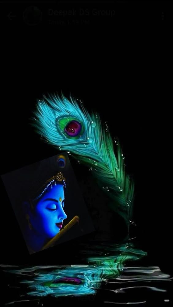 LORD KRISHNA with Mor Pankh