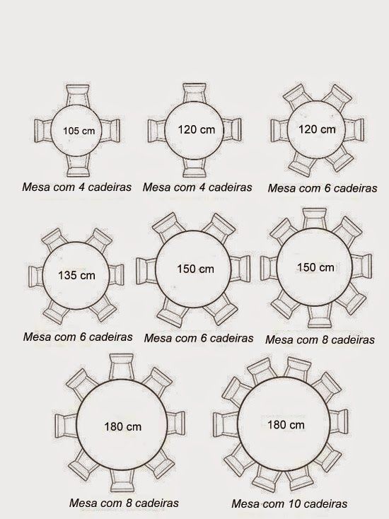 Mesa Redonda 180cm