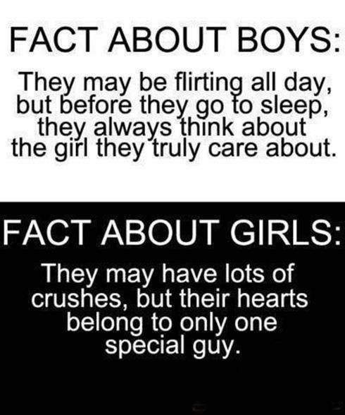 Not true about all guys, well at least about the flirting part. Lol Posted by Matthew Byford