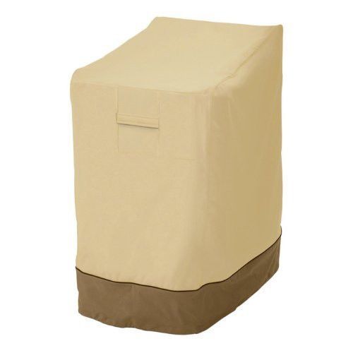 Classic Accessories Veranda Stackable Chairs Cover Pebble Fits Stack Of 6 Chair Classicaccessories Patio Covers Patio Chair Covers, Outdoor Furniture Covers Classic Accessories