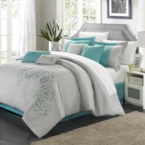 Andree Traditional 12 Piece Comforter Set Sets Bedding Fl Comforter Sets Bedding, Trendy Bedding Sets