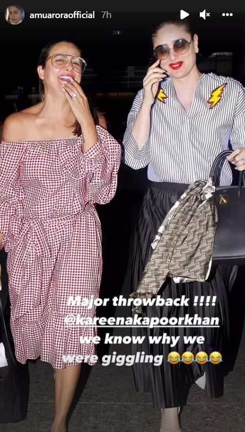 Kareena Kapoor Khan and Amrita Arora’s friendship has been going strong for several years now. The two are always there for each other and are often snapped catching up together, be it catching flights or chilling. Kareena and Amrita have now become more like family and the duo never hold back from shelling major BFF goals for fans to follow. Going by the same, on Wednesday, November 17, Amrita took to her Instagram to share a throwback photo alongside her BFF and we can’t help but find their re