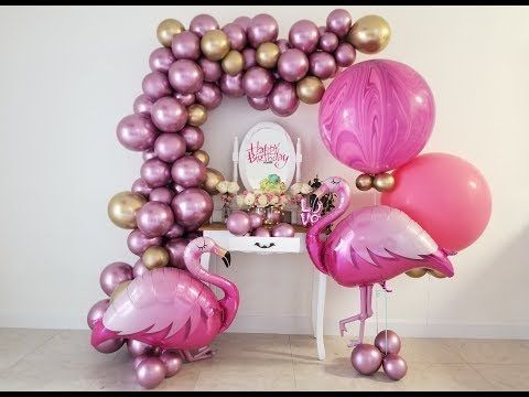 Arco orgánico de globos // Guirnalda de globos fácil 