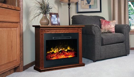 Amish Made Fireless Fireplace ~ http://lanewstalk.com/the-amish-fireless-fireplace-is-an-wonderful-tool/ | Amish Fireless | Pinterest | Electric fireplaces Am…