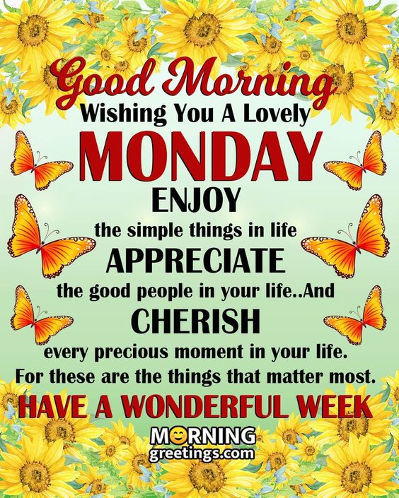 50 Best Monday Morning Quotes Wishes Pics - Morning Greetings – Morning Quotes And Wishes Images