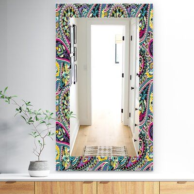 East Urban Home Paisley 11 Wall Mirror Wayfair In 2020 Mirror Wall Eclectic Wall Mirrors Contemporary Wall Mirrors